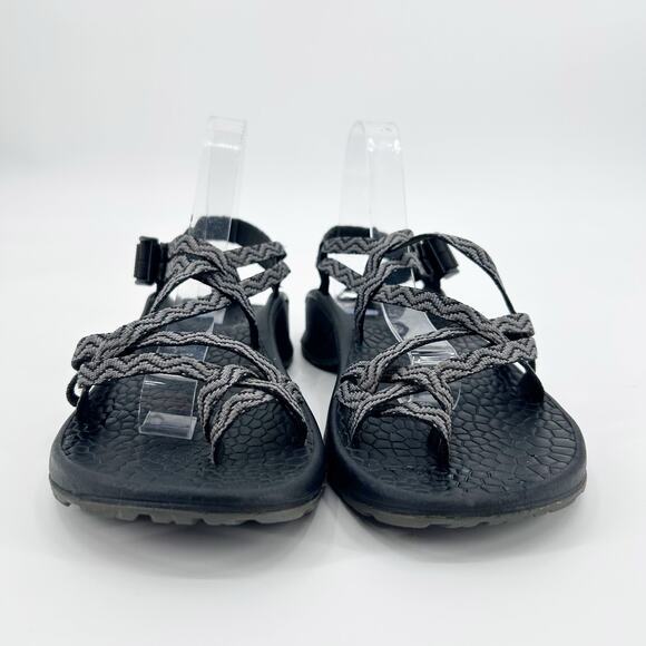 Chaco Updraft EcoTread X2 Outdoor Gray Waves Sandals Toe Loop Womens Size 9 - Picture 4 of 12